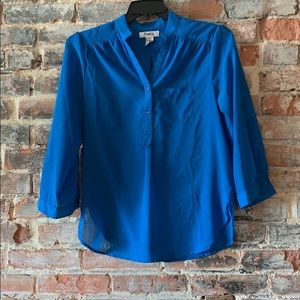Sheer Blue Blouse